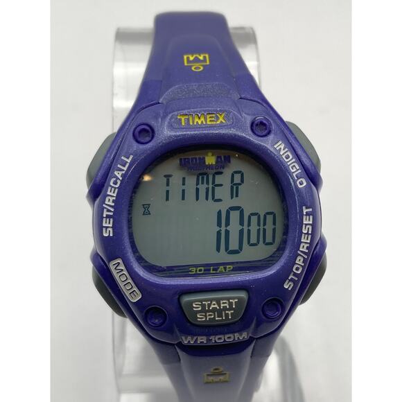 Timex Ironman Triathlon Womens Multifunction Sports Watch 34mm WR 100m Indiglo - Picture 6 of 10